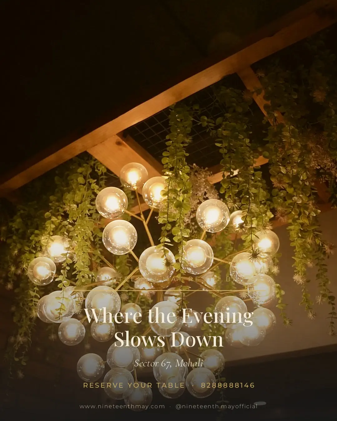 Where the evening slows down at Nineteenth May Resto Bar, Sector 67 Mohali